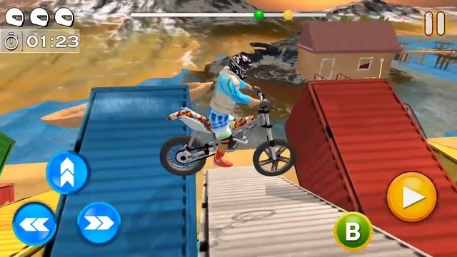 Tricky Bike Racing With Crazy Rider 3D Android Gameplay смотреть онлайн