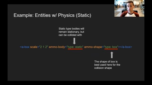 A-Frame Tutorial #4: Physics and Collisions смотреть онлайн