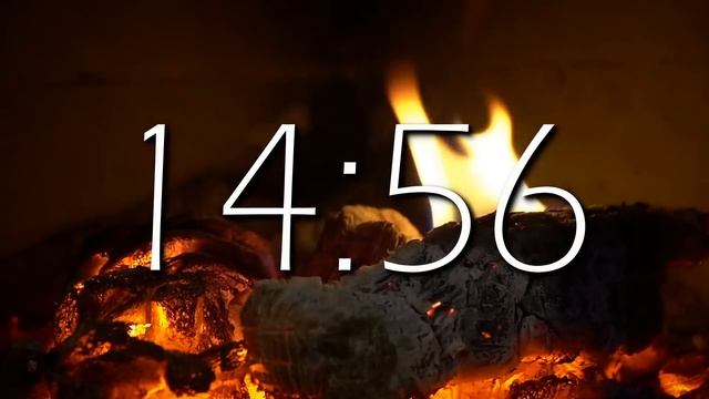 Fireplace - 30 Minute Timer With Music