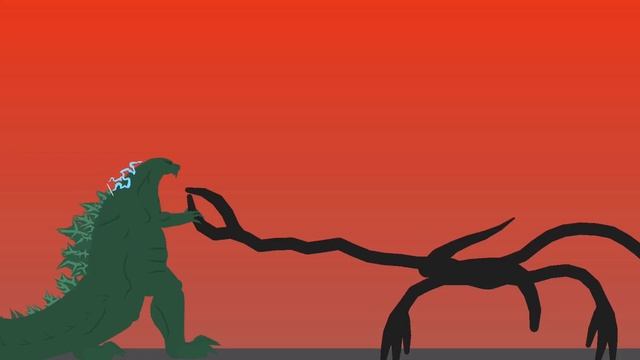 Godzilla earth vs shadow monster (stranger things) |stick nodes| смотреть онлайн