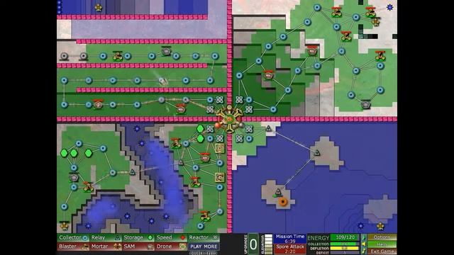 CREEPER WORLD USER SPACE Full Gameplay (speeded) смотреть онлайн