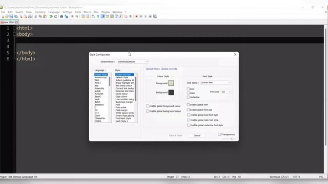 How to switch to dark theme in notepad ++ || Coding.cherry смотреть онлайн