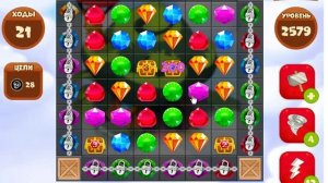 Сокровища пиратов 2579         уровень прохождение - Pirate treasures level2579        walkthrough