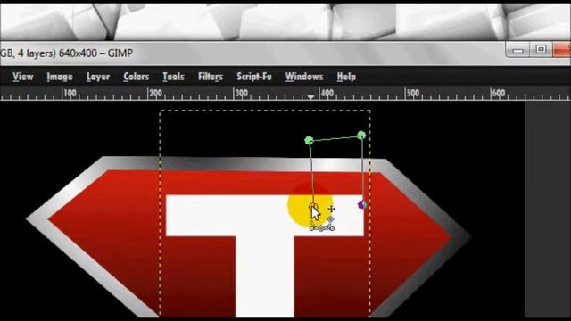 How to make a superman type logo in Gimp смотреть онлайн