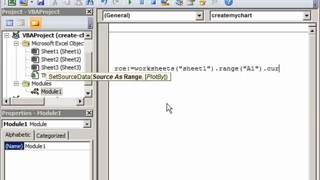 Create Charts using Excel VBA смотреть онлайн