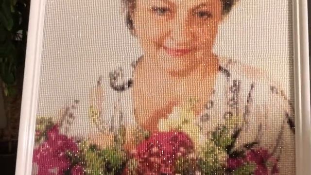 Готовый портрет/Алмазная вышивка 40*50 см/MEIAN смотреть онлайн