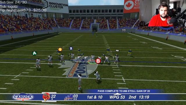 Completed #79 - Canadian Football 2017 - WORST GAME I'VE PLAYED FOR GAMERSCORE?! смотреть онлайн