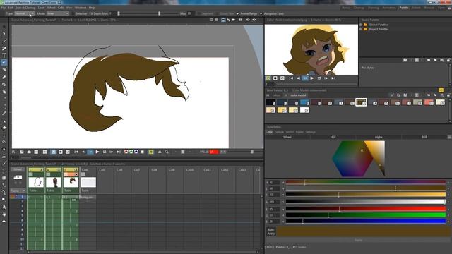 OpenToonz Tidbits #3: Advanced Cel Painting Techniques смотреть онлайн