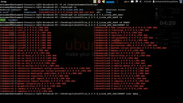 Ubuntu 12.04 : LibreOffice 4.2 (Arabic) смотреть онлайн