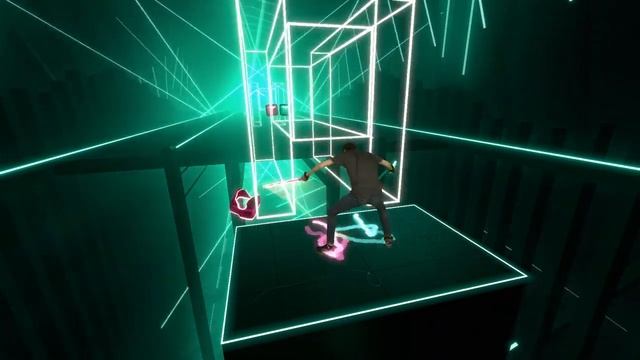 100 Squat Challenge in BEAT SABER! | Mixed Reality VR Gaming смотреть онлайн