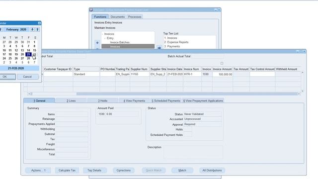 Create Interest Invoice - Oracle ERP Financials R12 смотреть онлайн