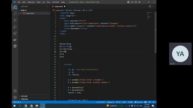 Introduction to JavaScript, isNAN function, Basic error handling смотреть онлайн
