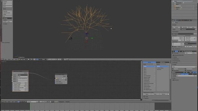 First Demo of Animation Nodes L-System Node смотреть онлайн