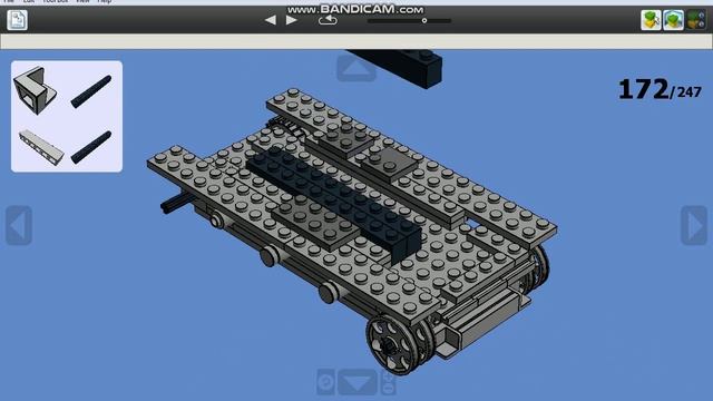 Танк Pz-3 из ЛЕГО (версия 2) (инструкция по сборке) смотреть онлайн