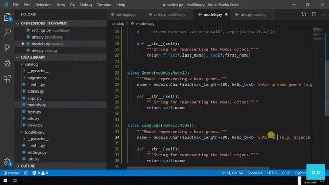 Part 5: Creating Django Models смотреть онлайн