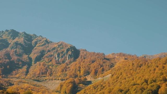 Осень в горах Розы Хутор (Сочи)