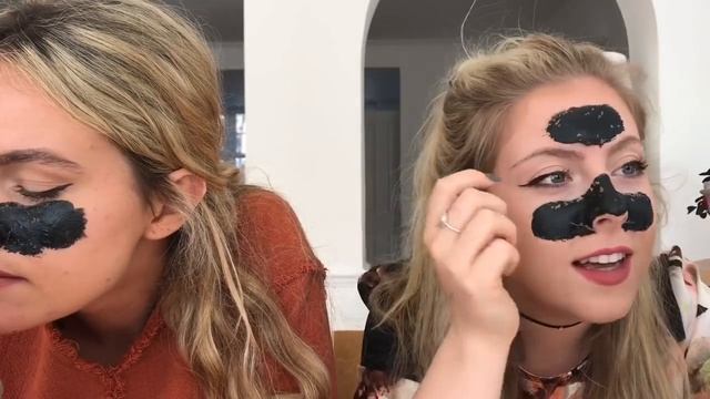 DOES IT WORK? DIY BLACKHEAD FACE PEEL | SYD AND ELL смотреть онлайн