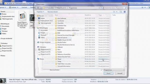 How to open video with program media player classic