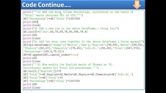 PROGRAM#20 | ADD NEW ROWS TO PANDAS DATAFRAME | PYTHON PANDAS ADD COLUMNS | IP WITH PYTHON CLASS 12 смотреть онлайн
