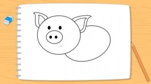 Как Нарисовать Поросенка для Детей. Рисунки Своими Руками. Учимся Рисовать Животных Уроки Рисования