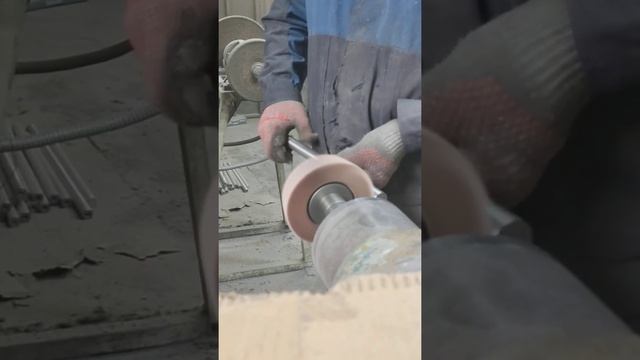 Шлифовка стальных прутков смотреть онлайн