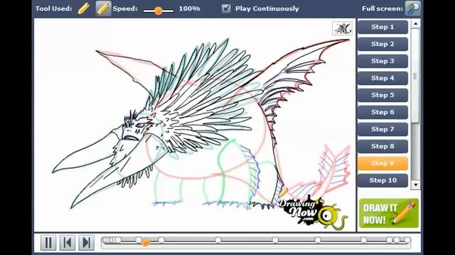 How to Draw Bewilderbeast from How to Train Your Dragon 2 смотреть онлайн