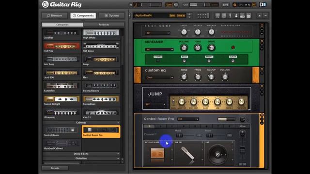 Guitar Rig Classic Tones #8 [Eric Clapton Woman tone] смотреть онлайн