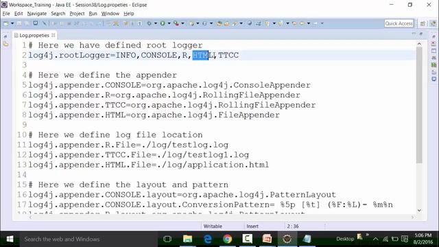 What Is Log4J In Java | How To Use Log4J In Java | Creation Of Properties File In Java || H2KInfosy смотреть онлайн