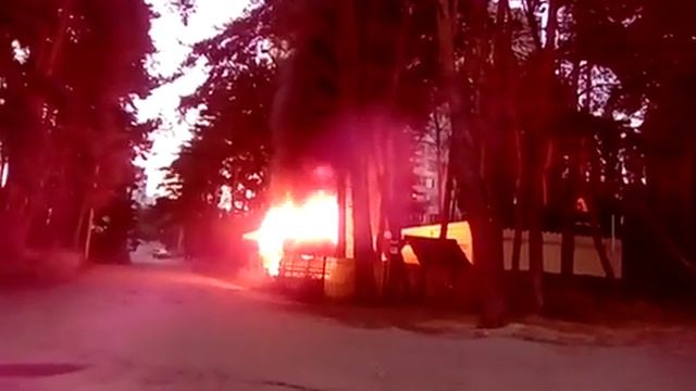 Пожар в кафе Султан. Воронеж