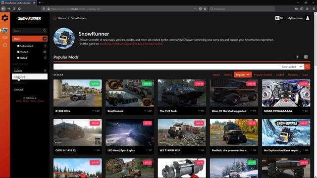 SnowRunner – Mods installieren und spielen смотреть онлайн