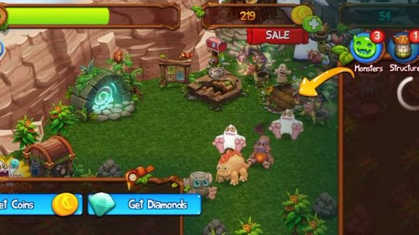 прохождение игры: "My Singing Monster Dawn of Fire". #1