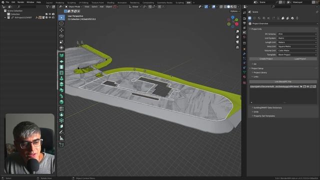 Using IFC Models as References in Blender with BlenderBIM смотреть онлайн