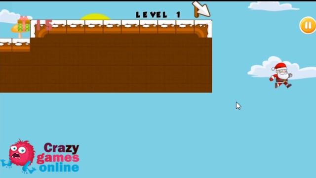 Running Santa | Walkthrough CrazyGamesOnline смотреть онлайн