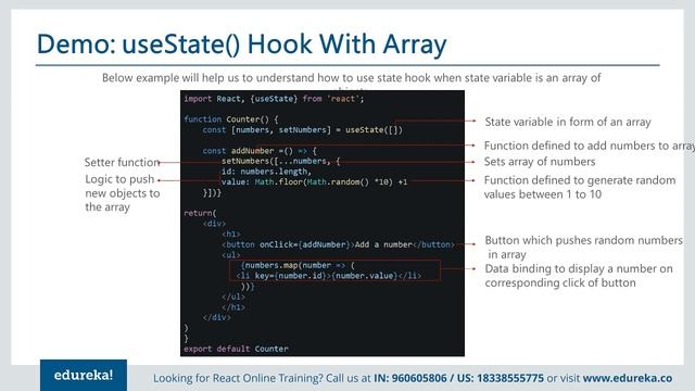 React Hooks | React Hooks Tutorial | React JS Tutorial | Edureka | ReactJS Live - 2 смотреть онлайн