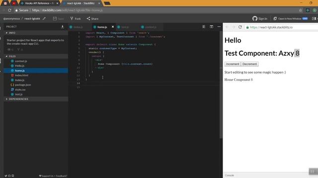 40) Use Context Hook | Learn React js in Tamil смотреть онлайн
