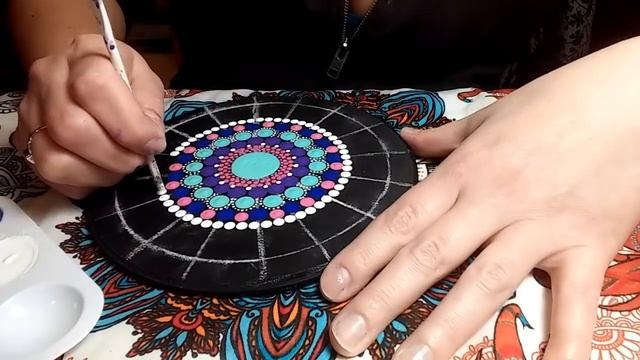 How To Paint Dot Mandalas #23 PASTELS Full Step by Step Tutorial смотреть онлайн
