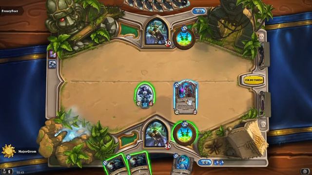 Hearthstone - FUNNY TURN 2 SUPER KELESETH COMBO (look description) смотреть онлайн