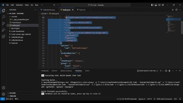 How to Build and Run code in VS Code only using Tasks? (Part 1) смотреть онлайн
