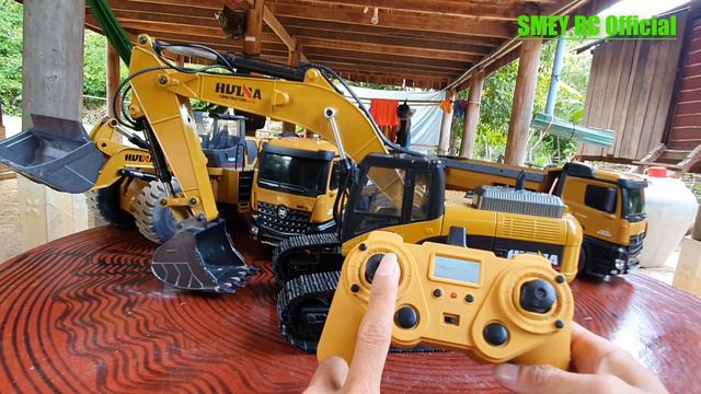 HUINA FM 1580 V2 FULL METAL RC EXCAVATOR  TEST