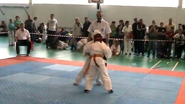 Охрименко Родион vs Марухин Семён, финал. Чемпионат и Первенство СКФО по Кёкусин-кан смотреть онлайн