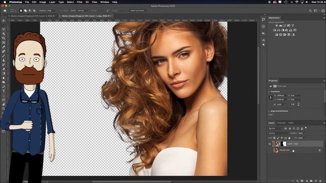 Photoshop 2020 New Feature for Photographers is a Game Changer (Select Subject for Hair - one click смотреть онлайн