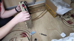 Распаковка аудио усилителя Sunbuck AV-580USB/BT.