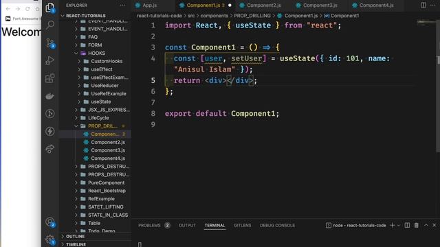 React Bangla Tutorial 54 : prop drilling смотреть онлайн