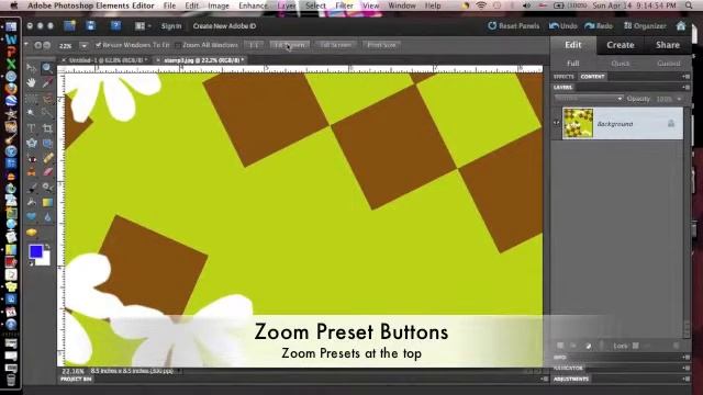 Photoshop Elements - Zoom Tool Tutorial смотреть онлайн