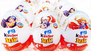 Киндер Сюрприз ДЕВОЧКИ СУПЕРГЕРОИ 2018! Unboxing Kinder JOY DC Super Hero Girls! Новая коллекция!