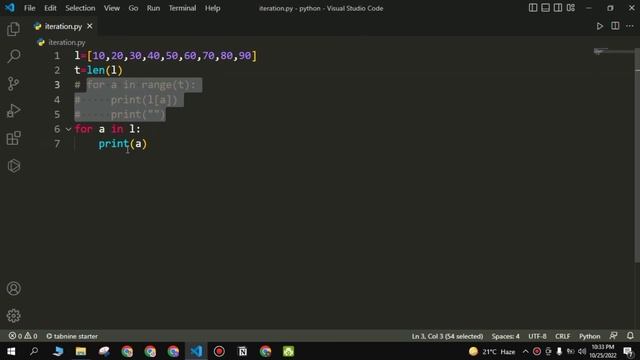 What is List Iteration in Python | List Iteration Enumerate | Python Tutorial смотреть онлайн