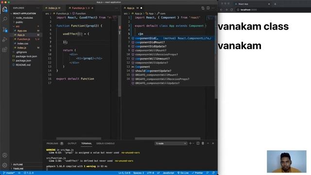 Functional components VS Class components | React | Tamil смотреть онлайн