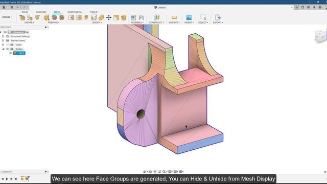 Convert STL mesh to a Solid Body In Just 3 Minute | Fusion 360 #fusion360 смотреть онлайн