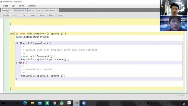 Demo Final Project Game Rapid Roll PBO A