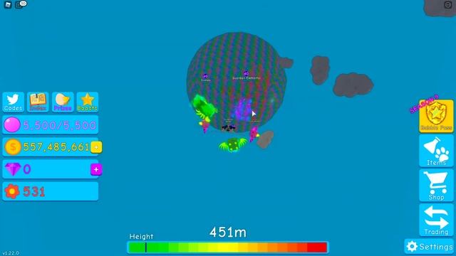 Как меня бустанули в топ Bubble Gum Simulator смотреть онлайн